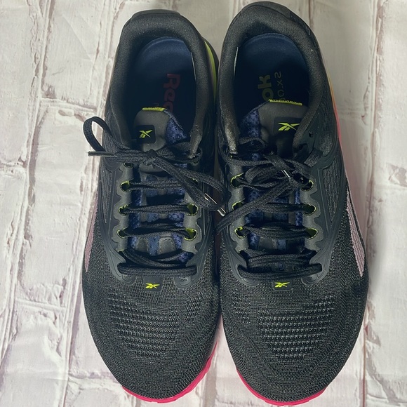 Reebok Black Infused Lilac Nano x2 Training Shoes - Picture 8 of 10